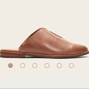 Frye Nolan Seam Mules Women’s size 8.5 tobacco